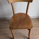 Vintage bistro chair in patinated blonde beech