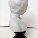 Bust biscuit child Houdon porcelain