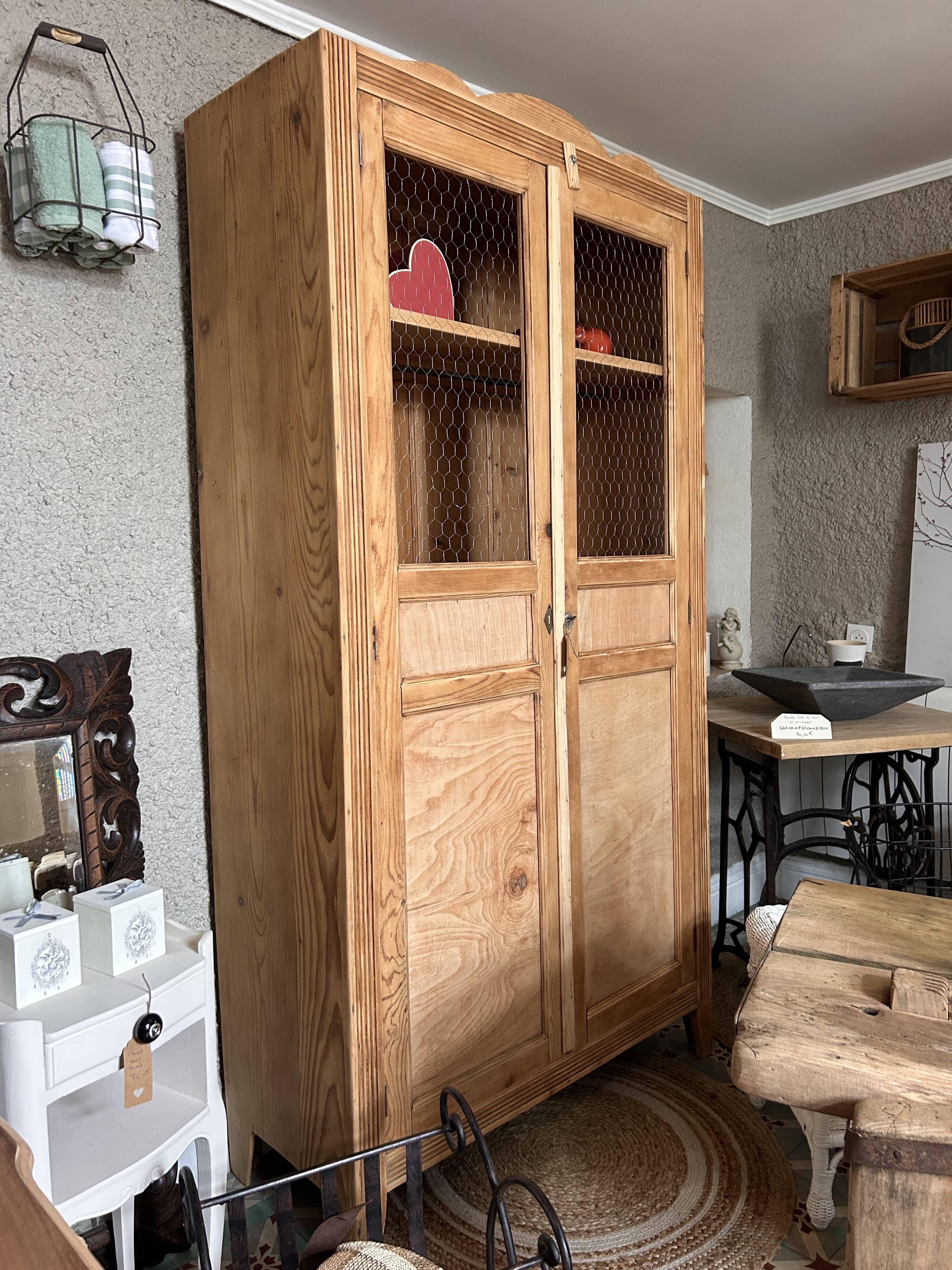 Renovated wooden wardrobe