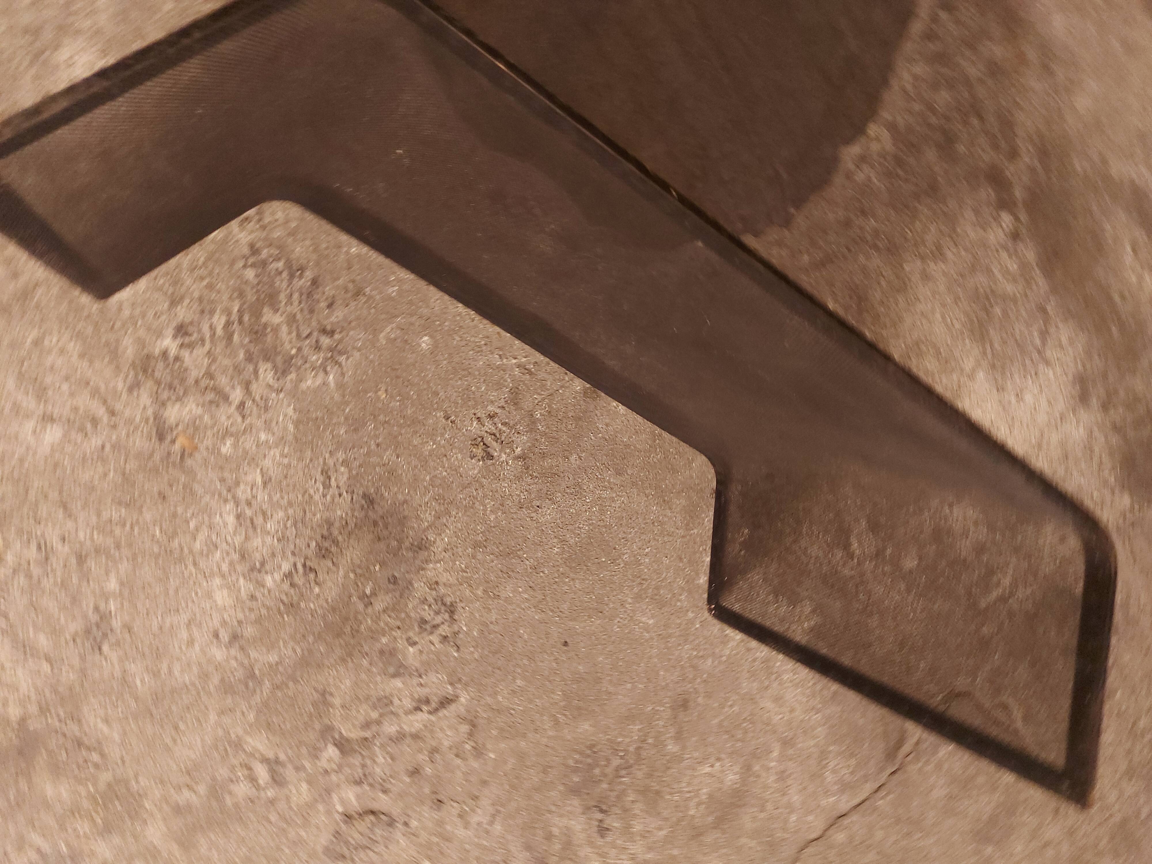 Chimney fire screen, vintage brass