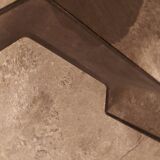 Chimney fire screen, vintage brass