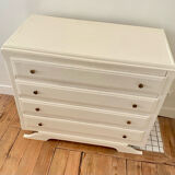 Vintage commode with moustache legs