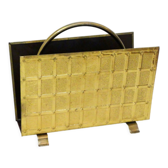 Magazine rack brass 1960'