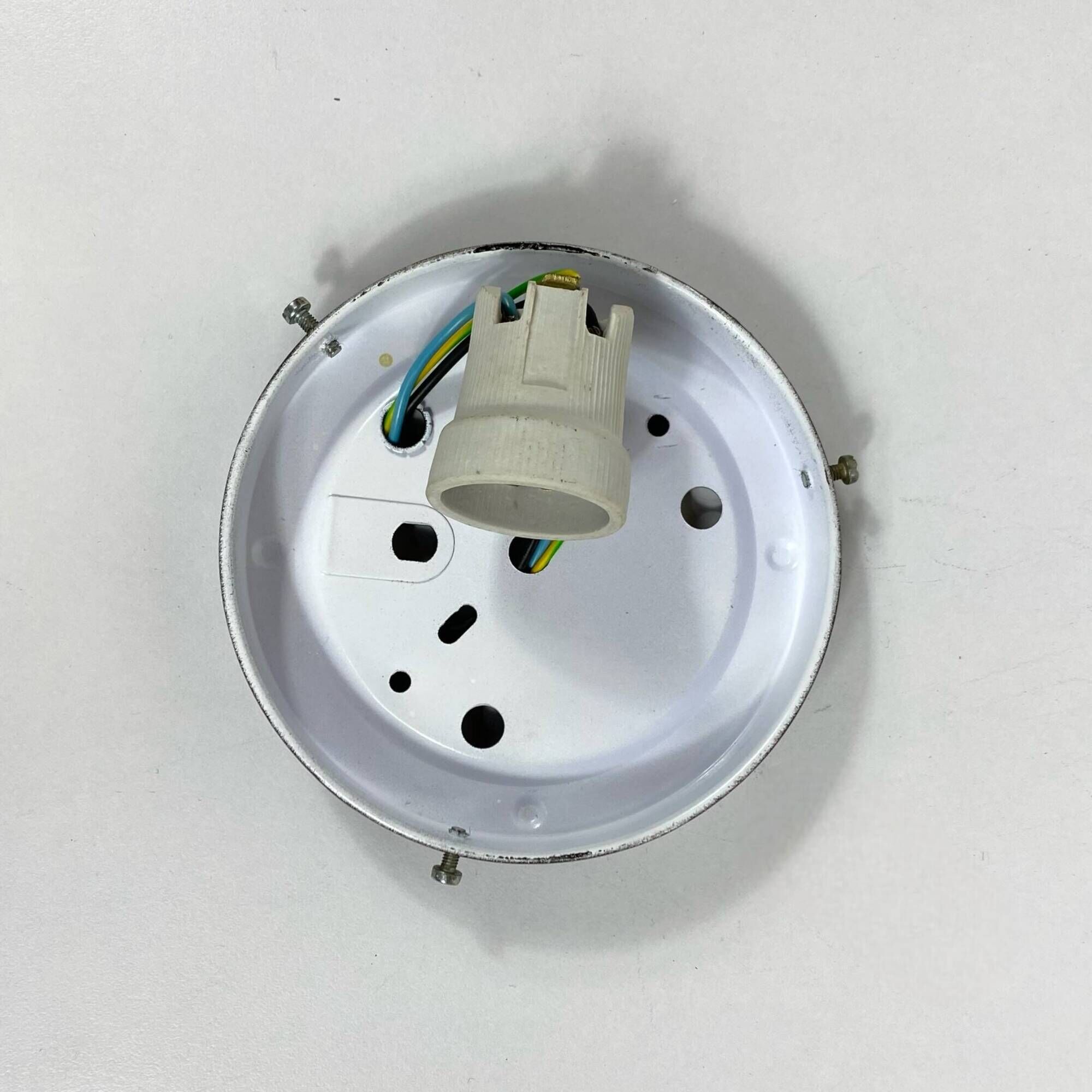 Wall light ceiling lamp glass minimalist 1970 1980 seventies eighties