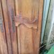 Double old wardrobe doors in walnut from around 1900.