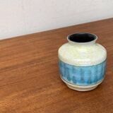 East German pottery vase from the GDR mid-century Strehla Keramik, 1960s.