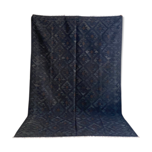 Tapis kilim noir Geoffrey