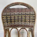 Old rattan chair