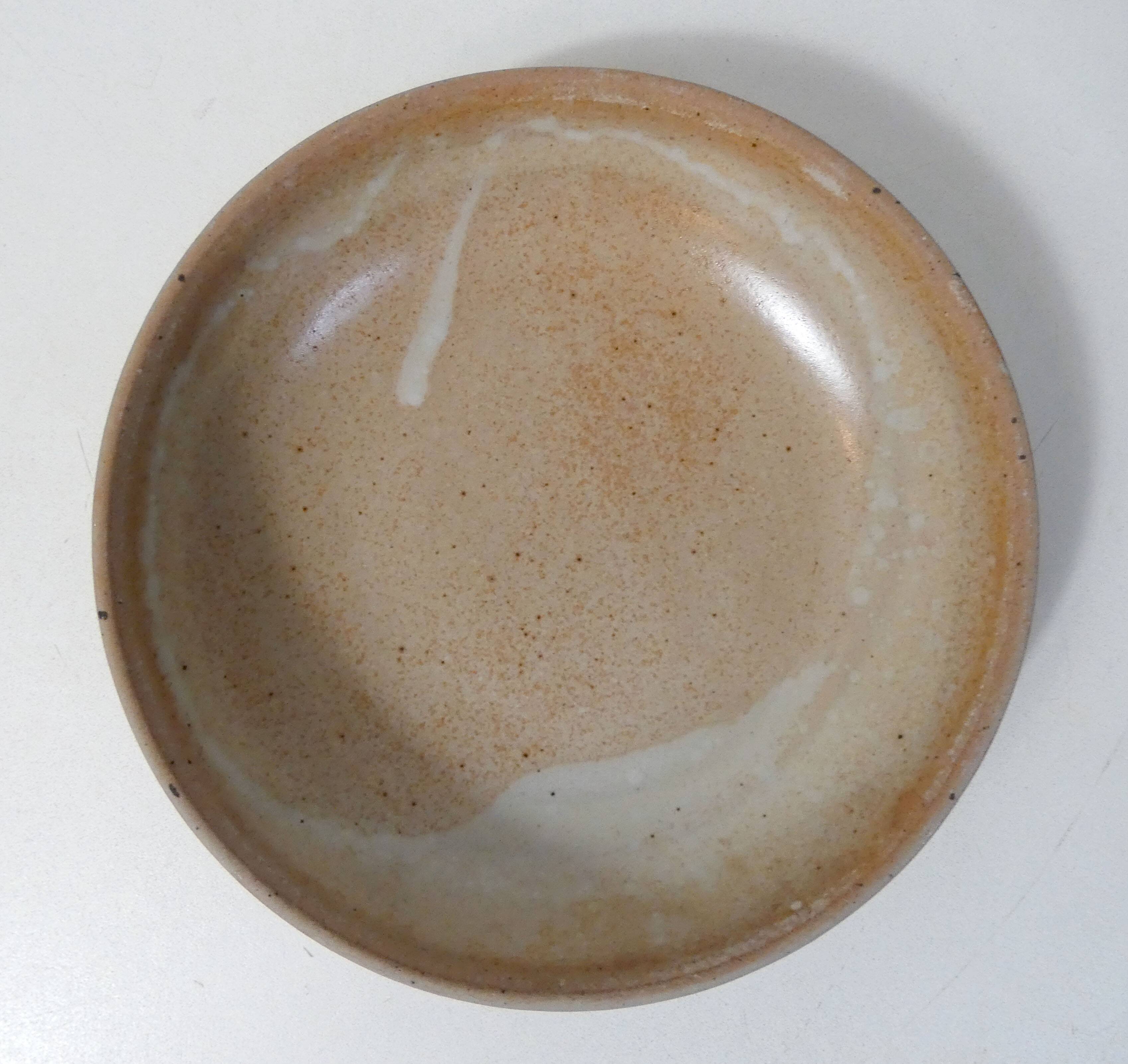 6 Vintage stoneware soup plates