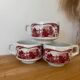 3 tasses anglaises Constable Grindley Staffordshire