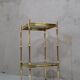Hollywood Regency Italian brass etagere, 1970s