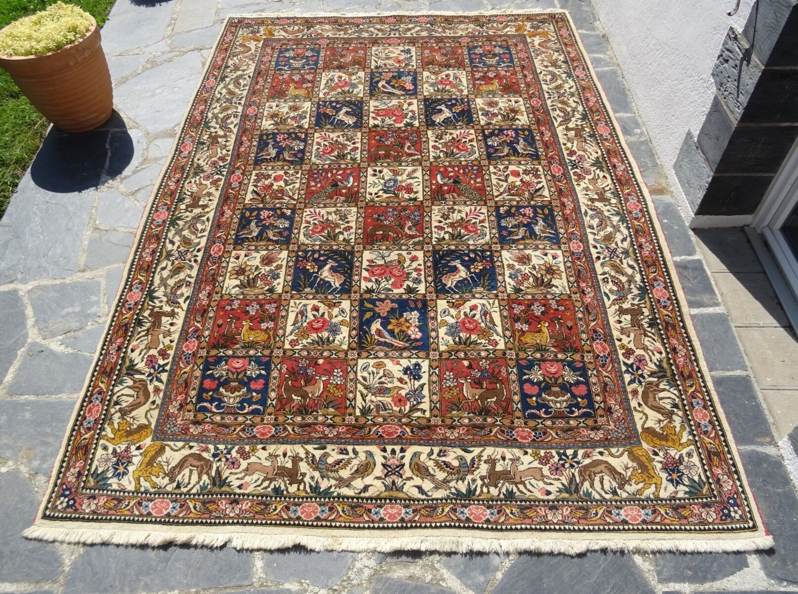 Tapis persan bakhtiar laine 302x203cm