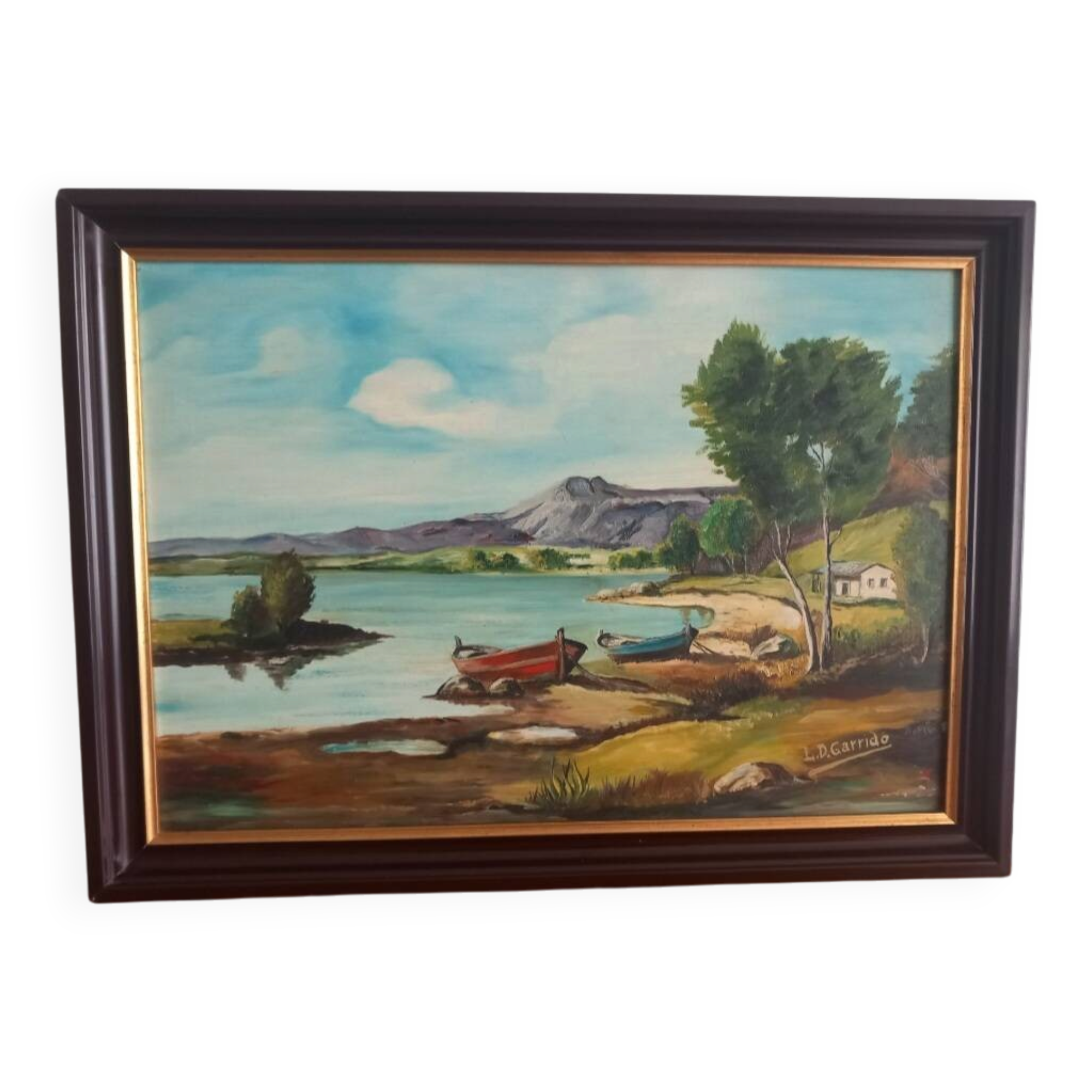Oil on panel by Louis-Édouard GARRIDO 1875-1949