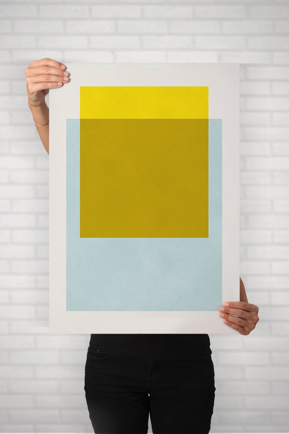 4 geometric art prints. Size (50x70cm)