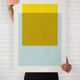 4 impressions d'art géométriques. Format (50x70cm)