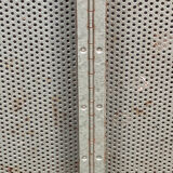 Perforated metal table or console