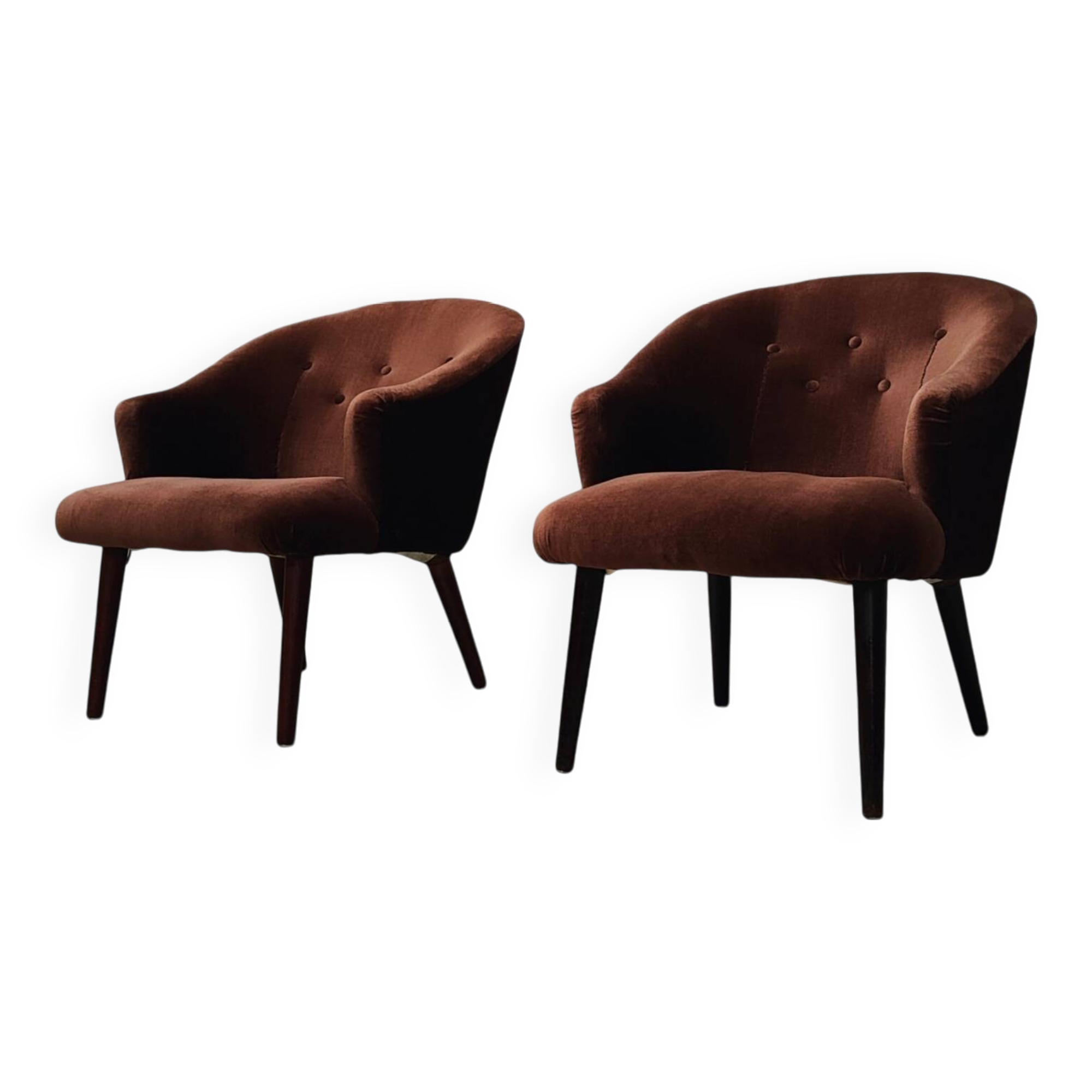 Mid-century armchairs