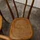 Set of 6 chairs bistro j&j kohn 1900 seat cannage