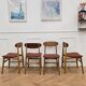 4 Vintage Teak Chairs