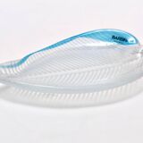 Postmodern Murano Glass Leaf Trinket Bowl / Vide-Poche by Alfredo Barbini, Italy