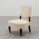 19th century Napoleon III low chair, France