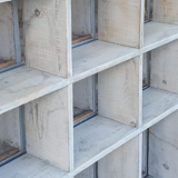 Wooden workshop locker