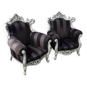 Paire de fauteuils vintage,