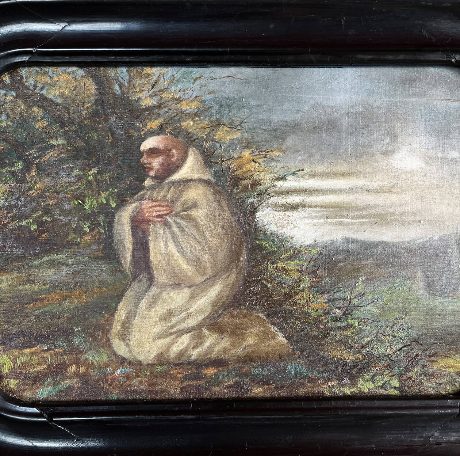 Nineteenth-century painting "The Anchorite"