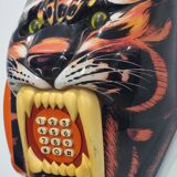 Téléphone tigre sérigraphié modèle unique