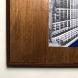 Framed abstract painting/collage