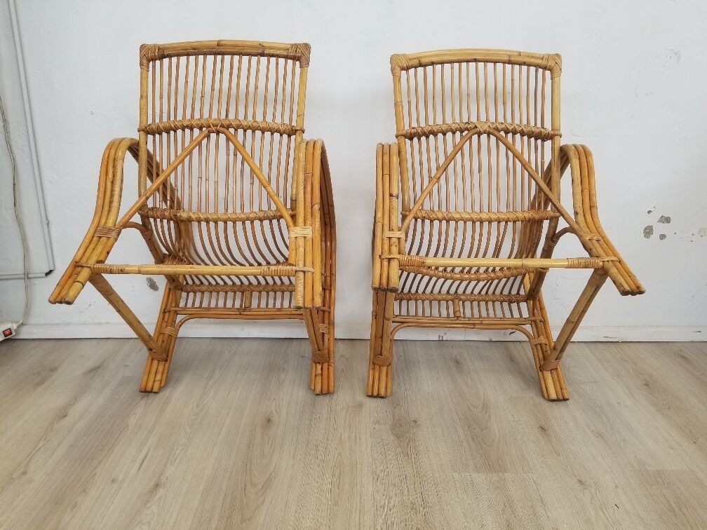 Vintage rattan chairs