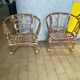 Rattan armchair