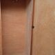 Vintage 1960s split bamboo and rattan wardrobe