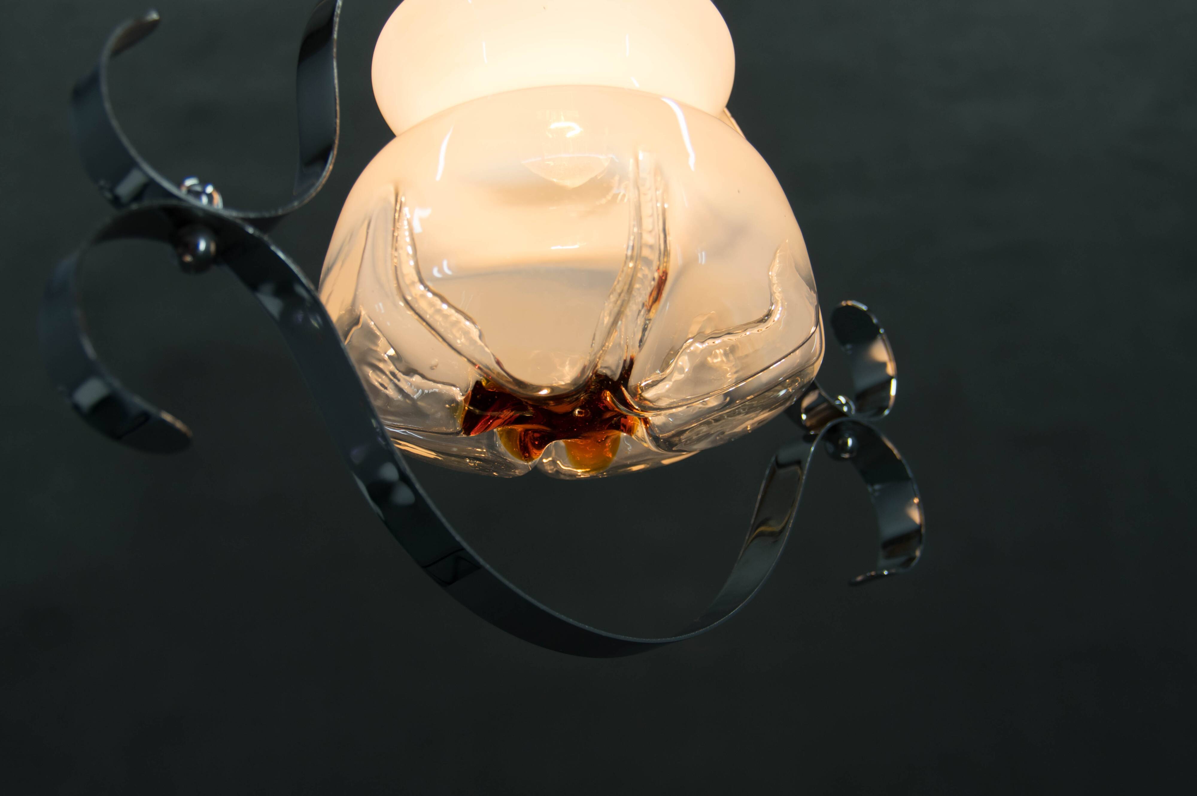 Murano Glass Pendant, Italy, 1980s