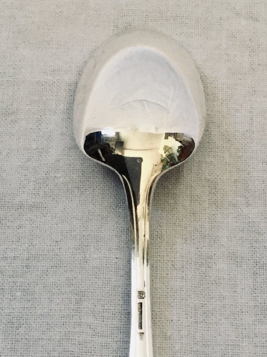 12 moka spoons Christofle alfenide pompadour