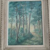 Painting Road in the pines