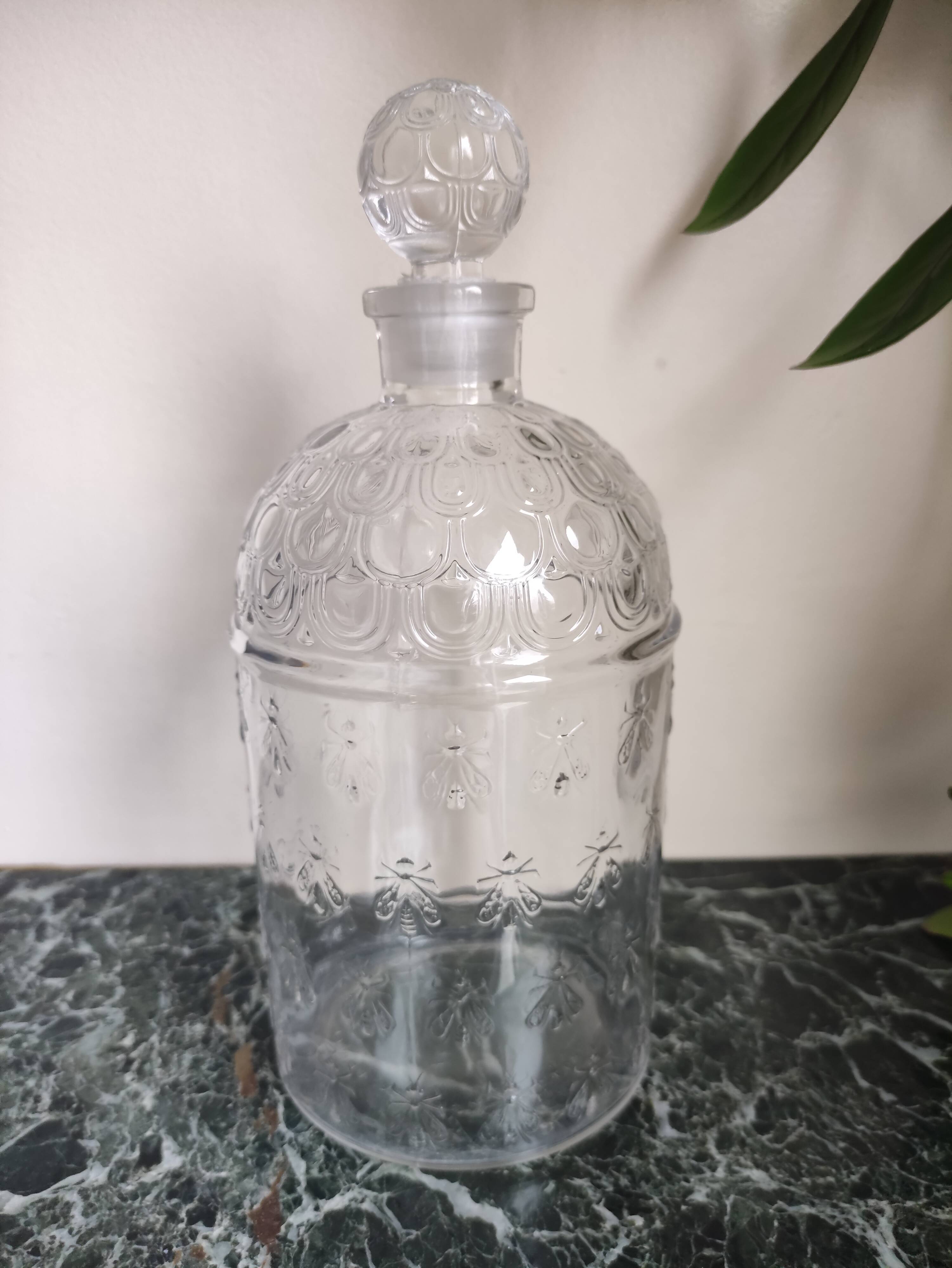 Large bee bottle 1 L Guerlain glass