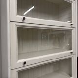 Classic English White Globe Wernicke Bookcase