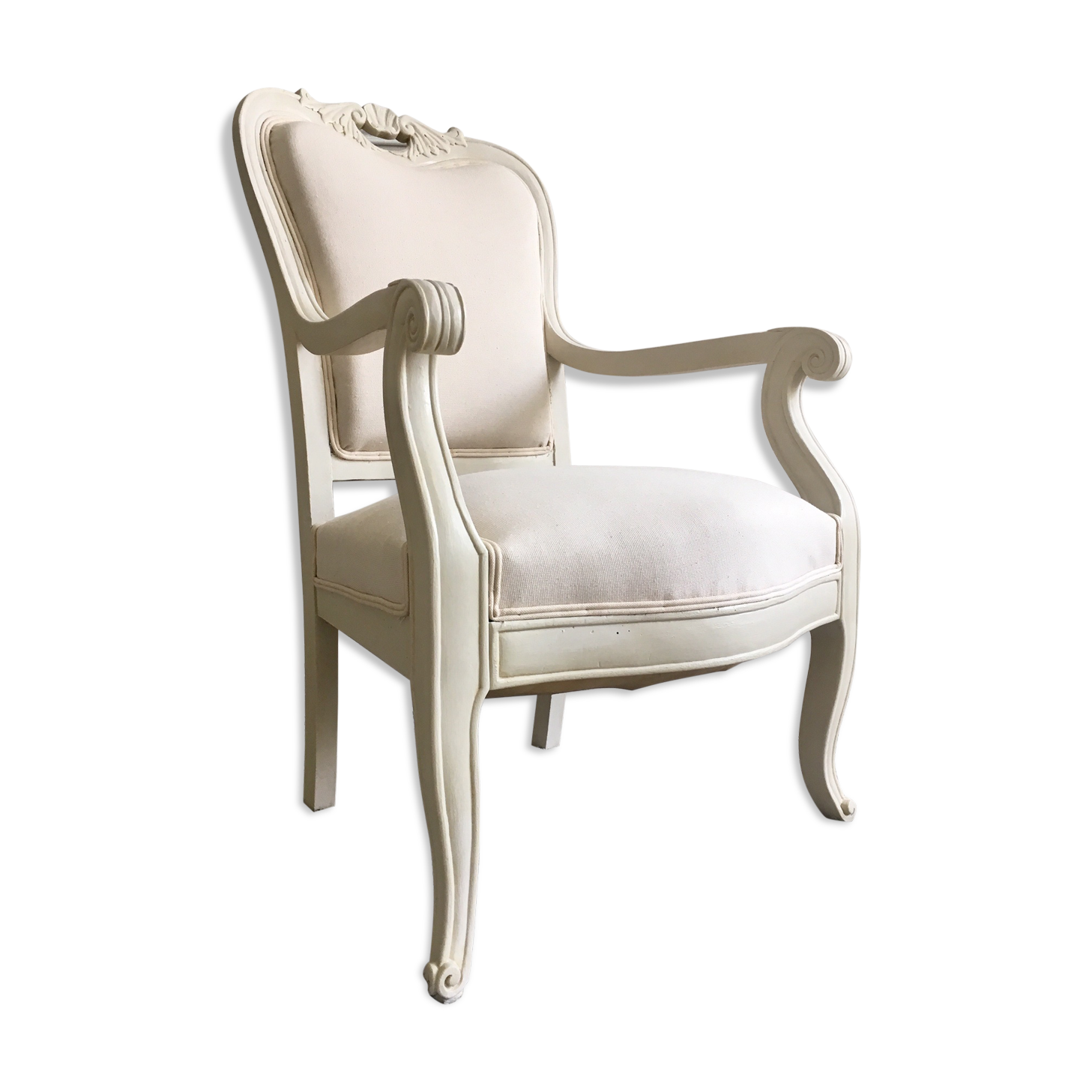 Old cabriolet chair "restored"