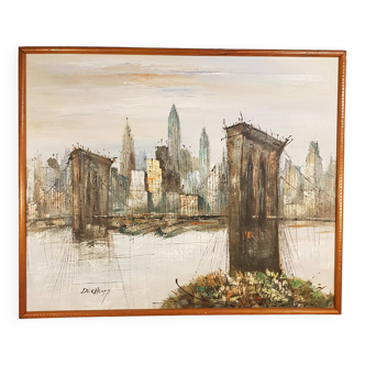 Le Pont de Brooklyn par Suzanne Duchamp