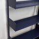 Restored Congresso modular metal bookcases LIPS VAGO 1970s, set of 2