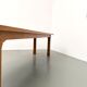 XL brutalist dining table in solid oak