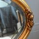Miroir ovale  XIXe siècle 75x45cm