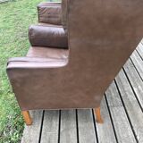 Borge Mogensen 2-seater leather sofa 2192