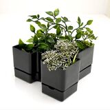 Pair of 70s Modular Vintage Planters by Vastill
