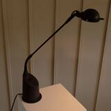 Black steel and plastic TPB table lamp, Model 3014, Postmodern Memphis design, Italy 1980s