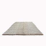 Knitted carpet in natural fiber 220x160cm