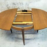 Vintage teak round table