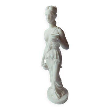 Statue sculpture Greek goddess Hebe marble