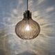 Limburg Glashütte glass hanging lamp , 1970s